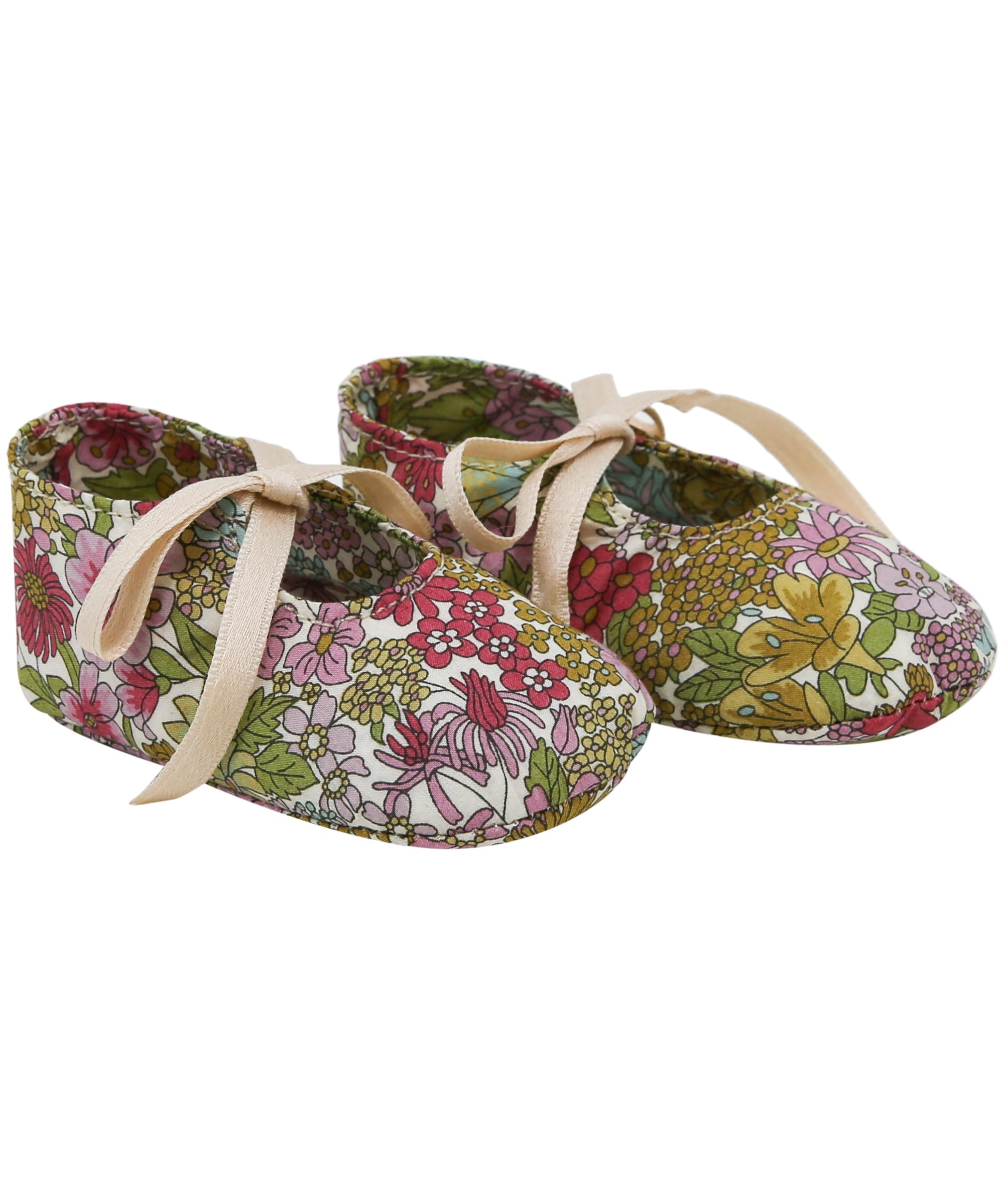 Little Royals Booties - Liberty Oeillet (carnation)
