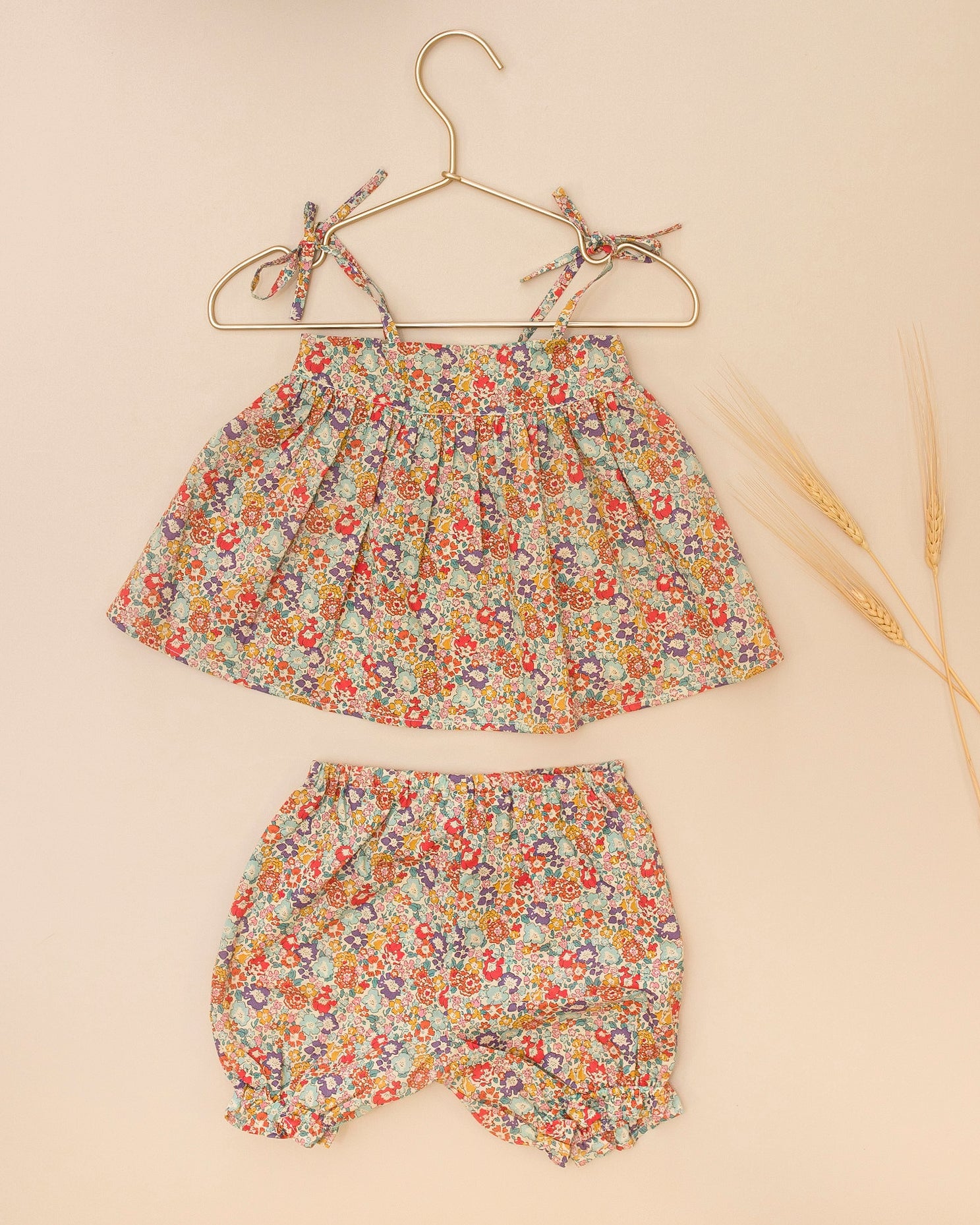 Little Royals Liberty Cotton Blouse Orange