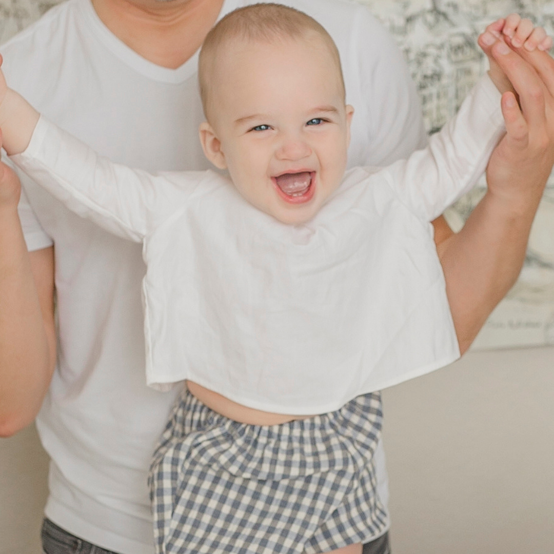 Little Royals Crisp White Baby Shirts