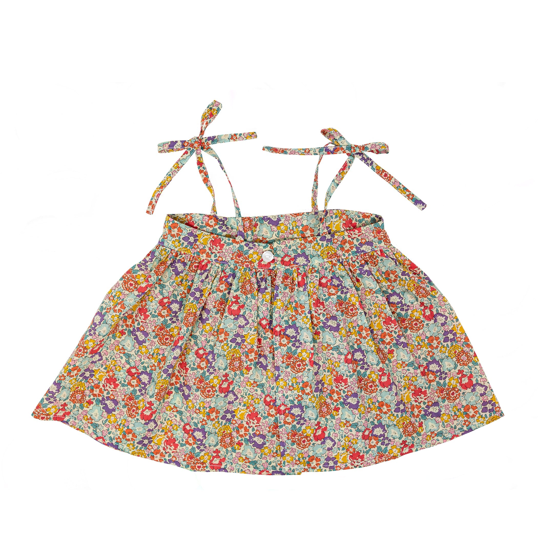 Little Royals Liberty Cotton Blouse Orange