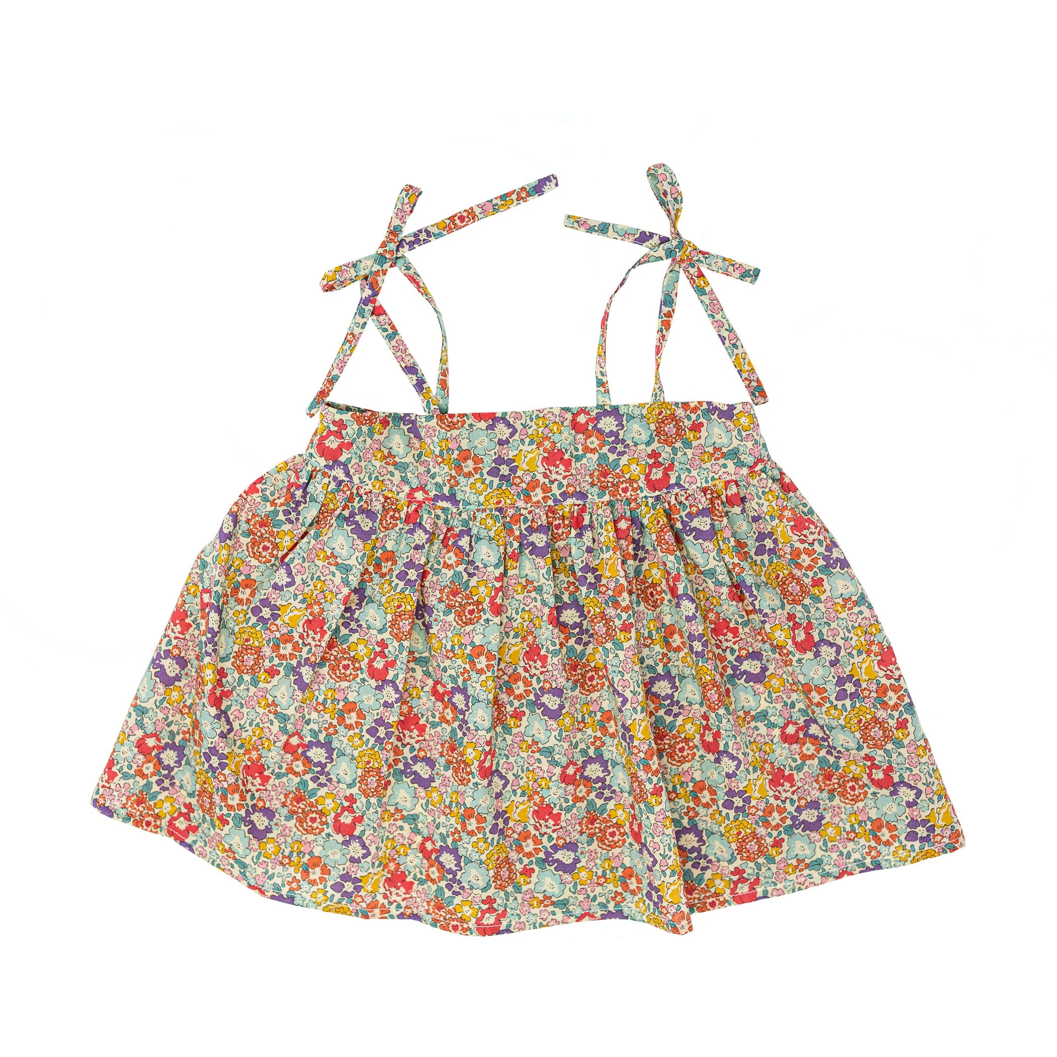 Little Royals Liberty Cotton Blouse Orange