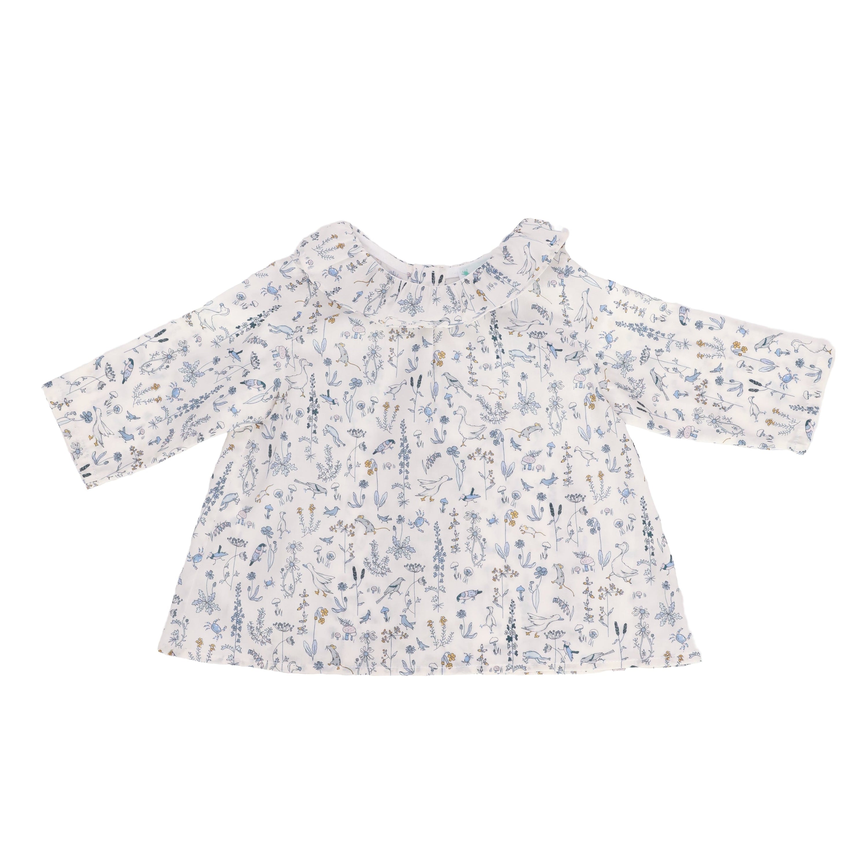 Little Royals Blouse - Theo Blue
