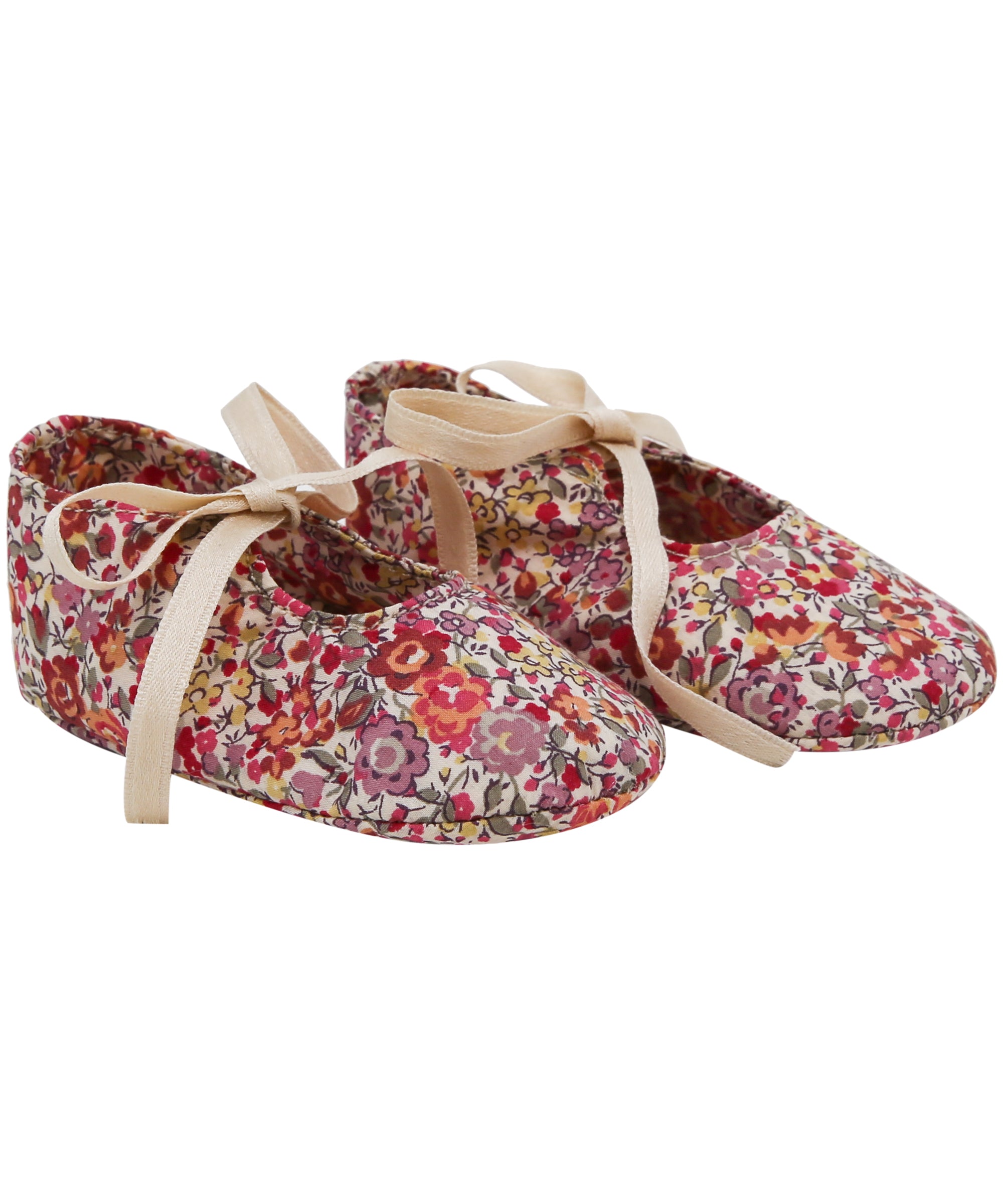 Little Royals Booties - Liberty Coquelicot (poppy)