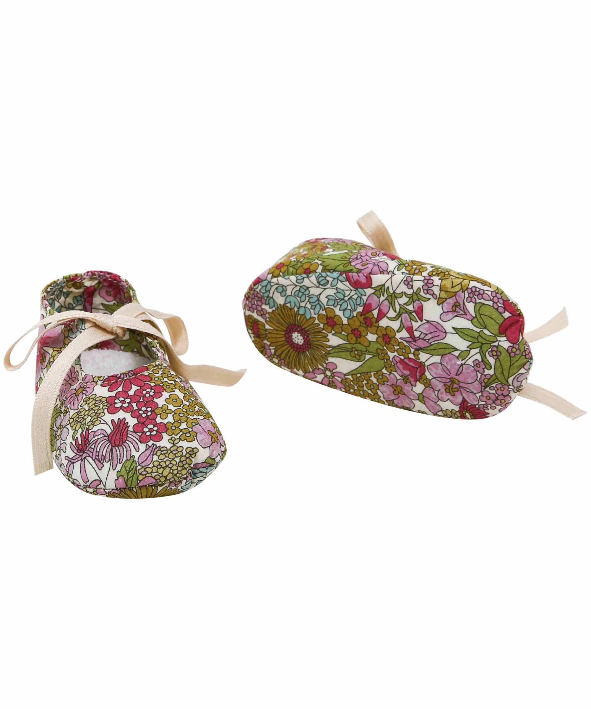 Little Royals Booties - Liberty Oeillet (carnation)