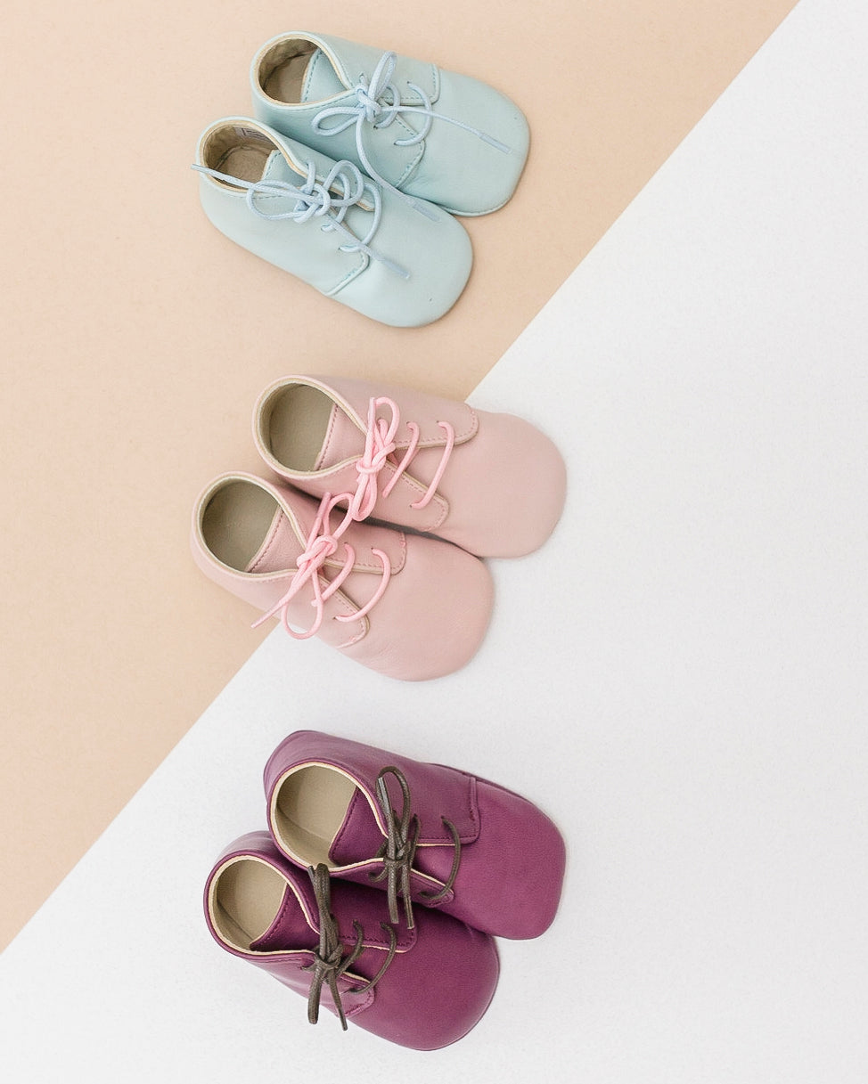 Little Royals Leather Booties Gaby - Pink