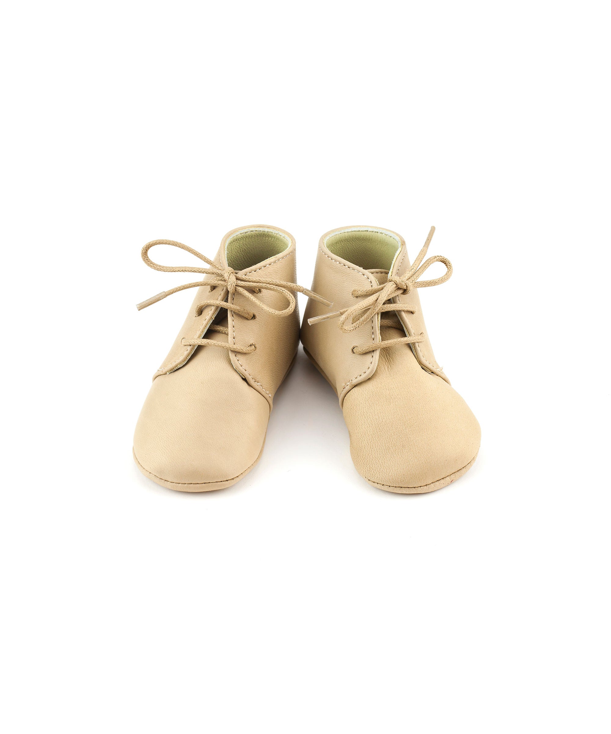 Little Royals Leather Booties Gaby - Beige