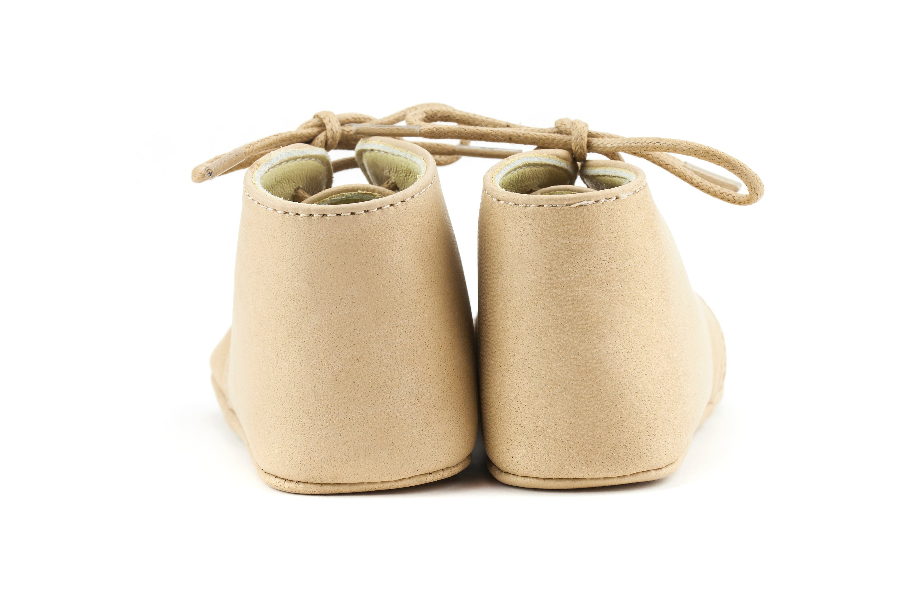 Little Royals Leather Booties Gaby - Beige